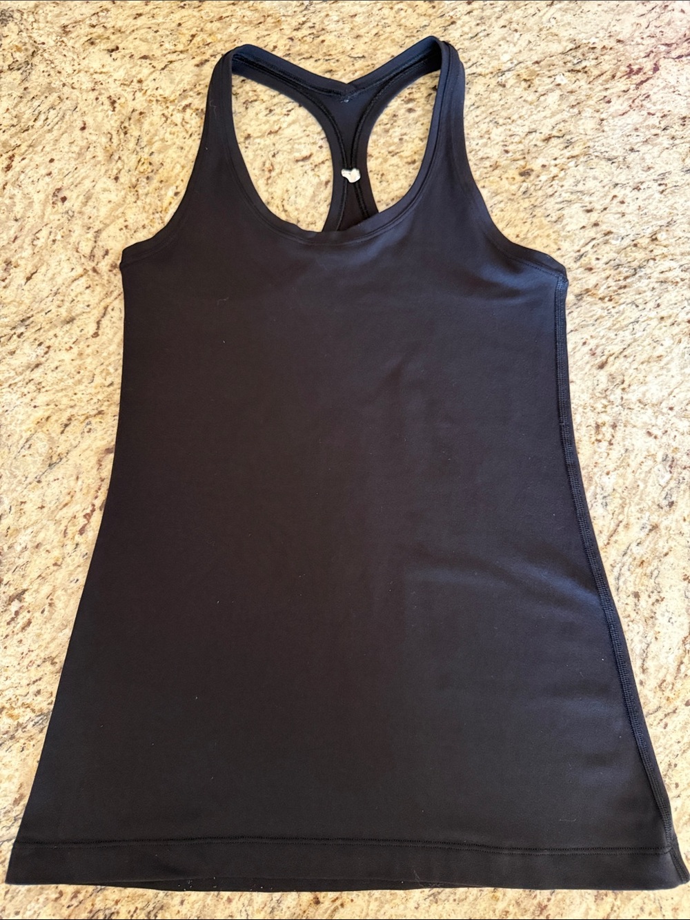 lululemon athletica Black Cool Racerback Tank Top  Sz 6